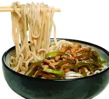 Spicy Pepper and Pork Noodles
