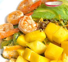 Fresh Shrimp Avocado Mango Salad