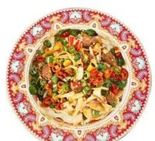 Spicy and Sour Chicken Gizzard Noodles