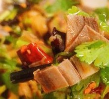 Pickled mustard greens with beef