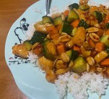 Kung Pao Chicken Rice Bowl