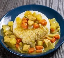 Beef and Potato Rice Bowl