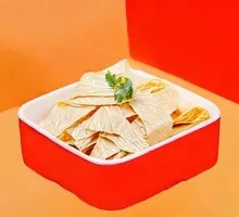 Oil-soaked tofu skin