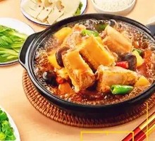 Black Pepper Pork Rib Rice