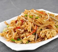 Egg and Lao Gan Ma Stir-Fried Noodles