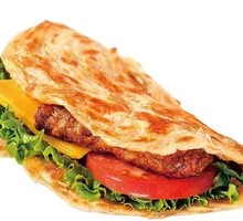 Chicken Cutlet Handmade Flatbread