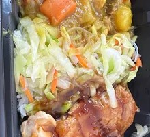Chicken Cutlet Curry Beef Bowl