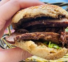 Beef-filled flatbread