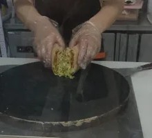 Double Egg Grilled Sausage Pancake