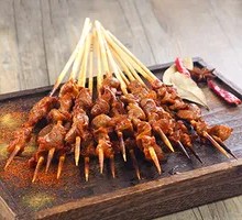Chicken Gizzard Skewers
