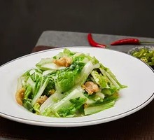 Fried Pork Crumbs with Napa Cabbage