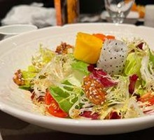 Olive Oil Amber Almonds with Fresh Vegetables