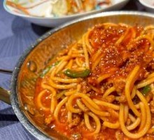 Russian Seafood Bolognese Noodles