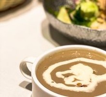 Pine Nut Creamy Mushroom Soup