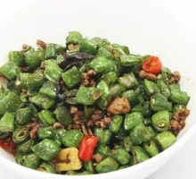 Eggplant and Green Beans in Soy Paste