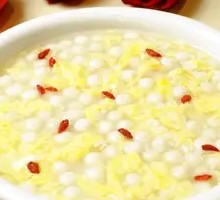 Glutinous Rice Wine Egg Drop with Dumplings