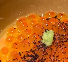 Salmon Roe Grilled Fugu White Caviar Steamed Egg