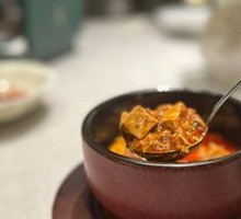 Steamed Stone Crab豆腐 with Spicy Bean Curd