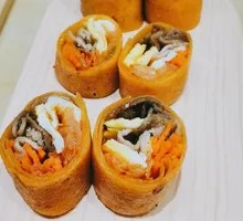 Spicy Kimchi Pork Roll