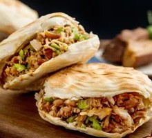 Large Portion Braised Pork with Green Pepper Buns (Extra Meat)