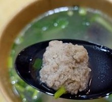 Fresh Meatball Soup with Noodles