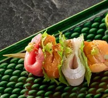 Four Fish Sashimi Skewers