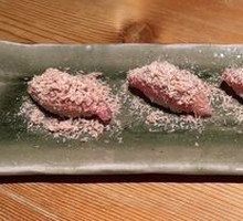 Bluefin Tuna Belly with Monkfish Liver Mince