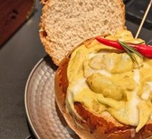 Premium Bread Curry Chicken