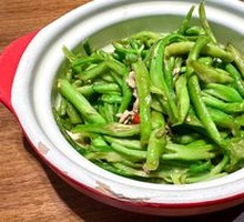 Braised String Beans in Clay Pot