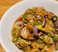 Stir-fried green pepper with Hunan eggplant
