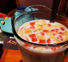 Coconut Milk Fruit Sago Dessert