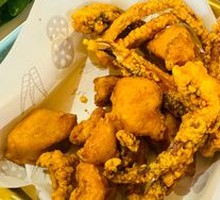 Squid and King Oyster Mushroom Platter