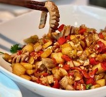 Spicy Hunan-style Pork Kidney Stir-fry