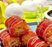 Fresh Shrimp Red Rice Noodle Roll