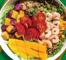 Mango Shrimp Quinoa Salad