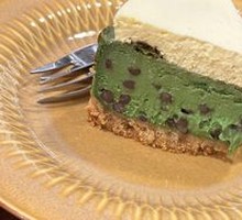 Grilled Matcha Cheesecake