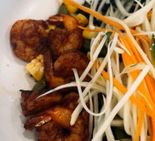 Thai Shrimp Bowl with Spicy Lime Dressing