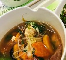 Spicy Hot Pot with Mushroom Broth