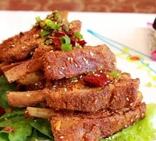 Hand-held Lamb Ribs