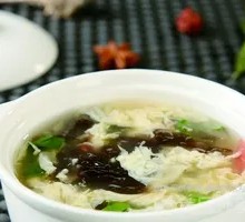 Double Egg Seaweed Egg Soup