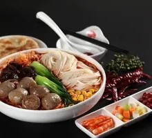 Spicy Beef Meatball Rice Noodles
