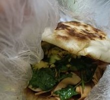 Egg and Tofu Skin Pancake