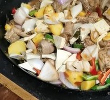 Large Plate Chicken Noodles
