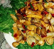 Spicy Stir-Fried Clams