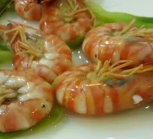 Steamed Freshwater Shrimp