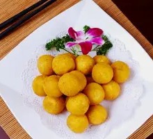 Taro Sweet Potato Balls