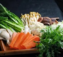 Vegetarian Four-Plate Platter