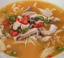 Mixed Mushrooms with Pork Intestines