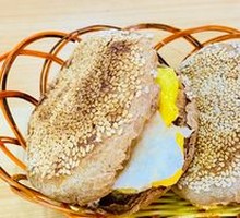 Scallion pancake with egg