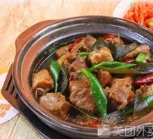 Braised Pork Ribs with Flatbread